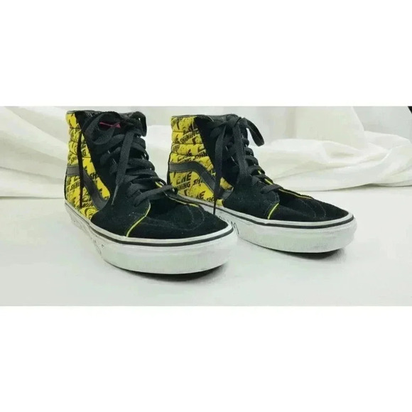 Vans Size Women's 8 Mens 6.5 The Shining Black Suede REDRUM ROOM 237 Hi Sneakers - Picture 11 of 14